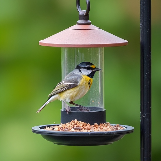 Bird food packets with price labels