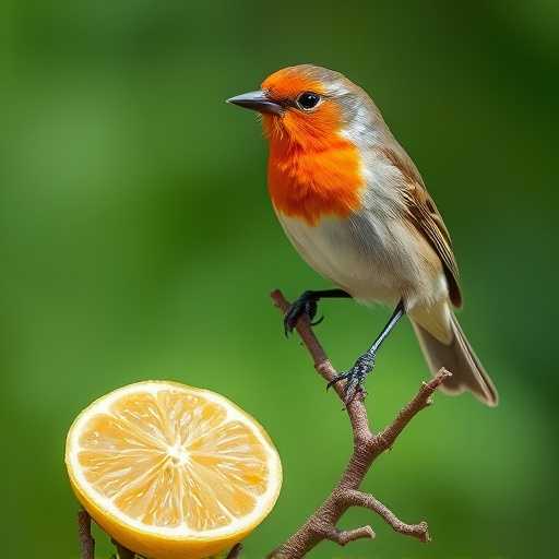 Birds drinking from garden water dish