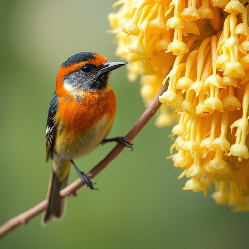 Birds enjoying high-energy suet food