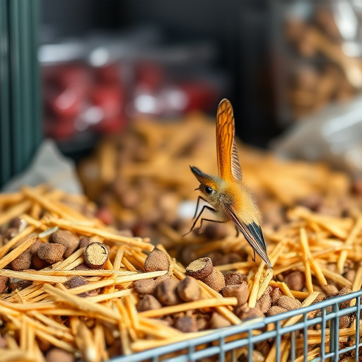 Birds feeding from abundant peanut pile