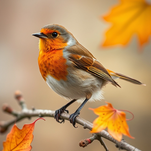 Birds feeding on fallen nuts