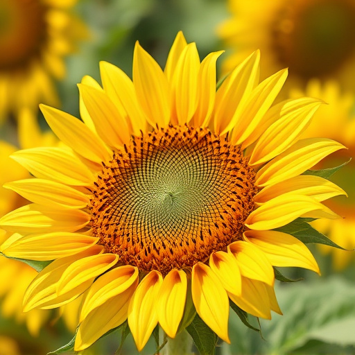 Birds feeding on sunflower hearts outdoors