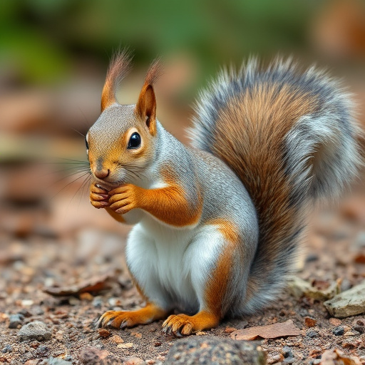 Birds feeding safely from anti-squirrel feeder