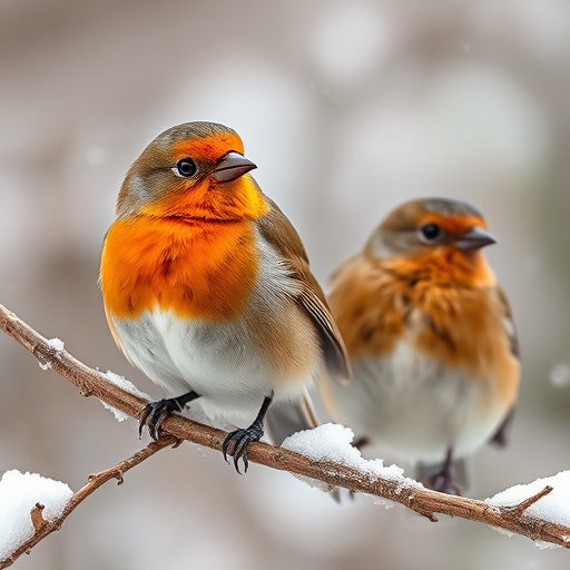 Birds gathered around seed-filled tray