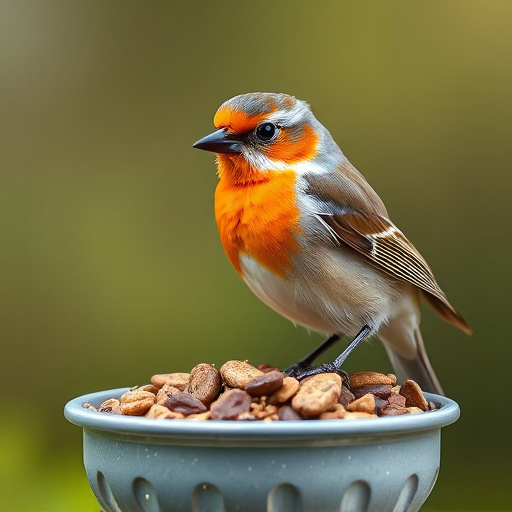Birds pecking at restricted feeder ports