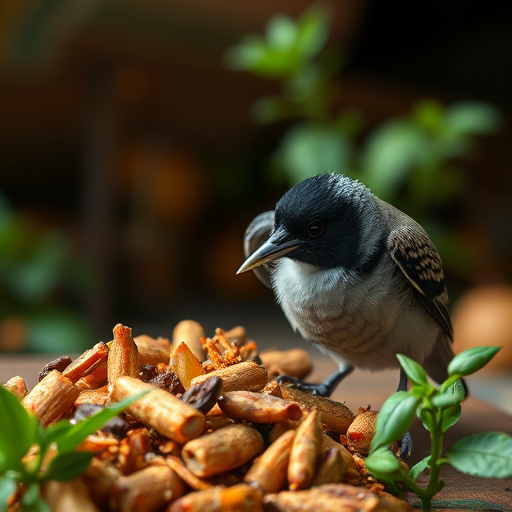 Birds pecking at restricted feeder ports