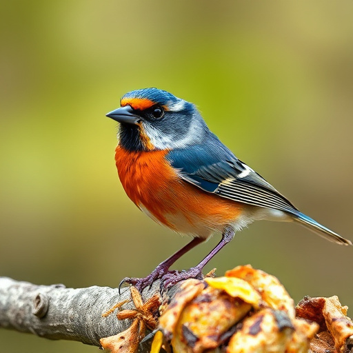 Birds perched around tidy seed-filled feeder