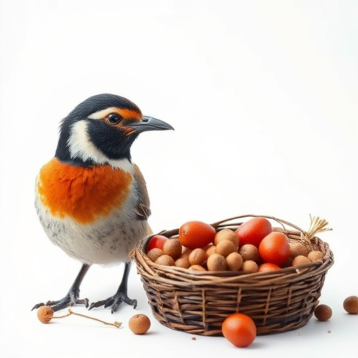 Birds perched on freestanding tray feeder