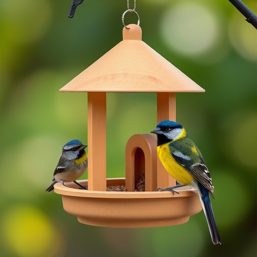 Black pole feeder with multiple hooks