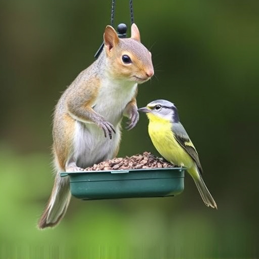Budget-friendly squirrel-proof garden feeder