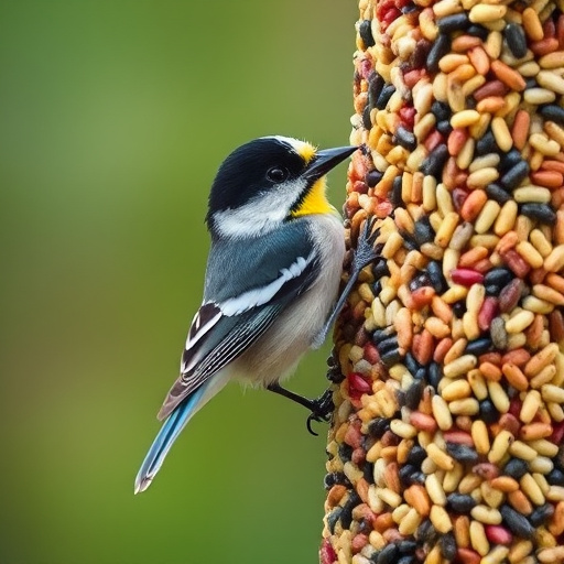Bulk bird seed bags stacked neatly