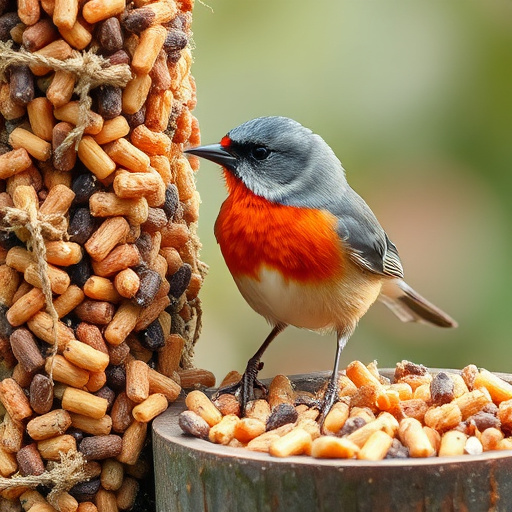 Bulk supply of suet pellets in sack