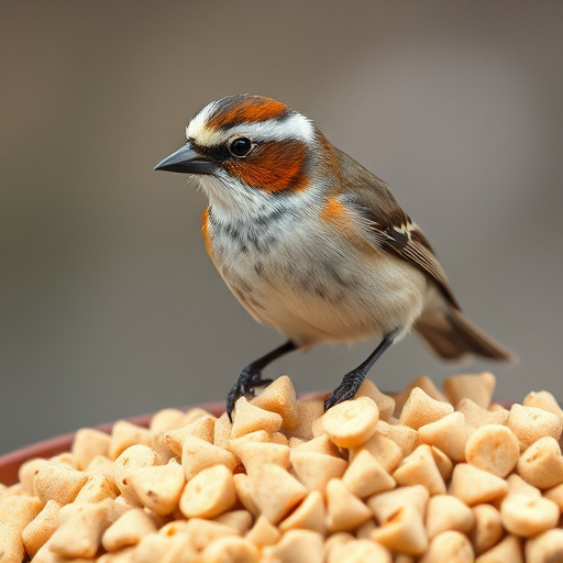 Bulk supply of suet pellets in sack