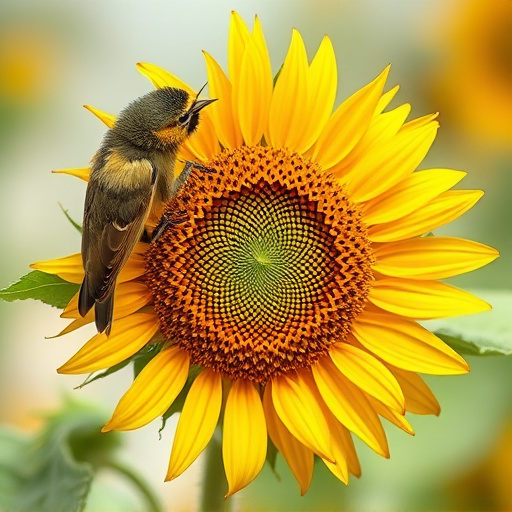 Chaffinch feeding on sunflower hearts