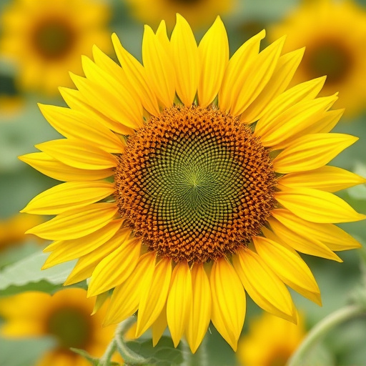 Clean sunflower hearts in metal mesh feeder
