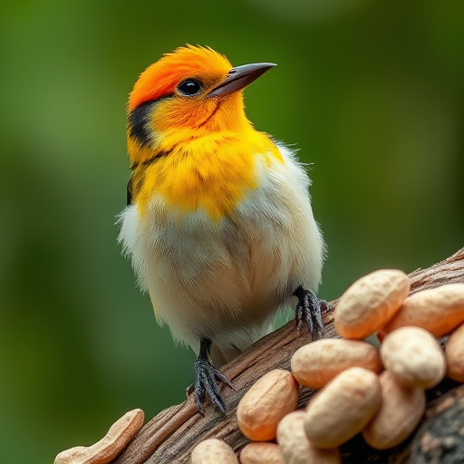 Clear bag of bird peanuts bulk buy
