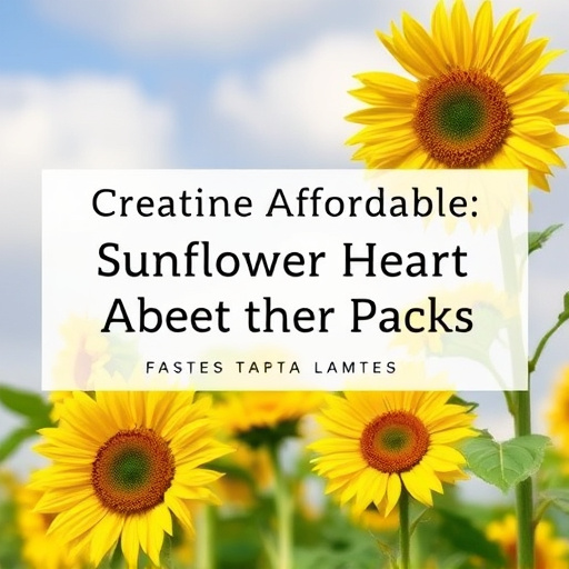 Clear bag of sunflower hearts seeds