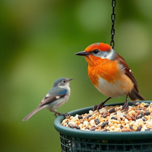Click-and-collect bird food website banner