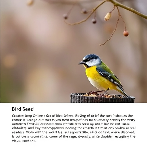 Click-and-collect bird food website banner