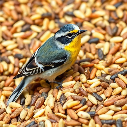 Click-and-collect bird food website banner