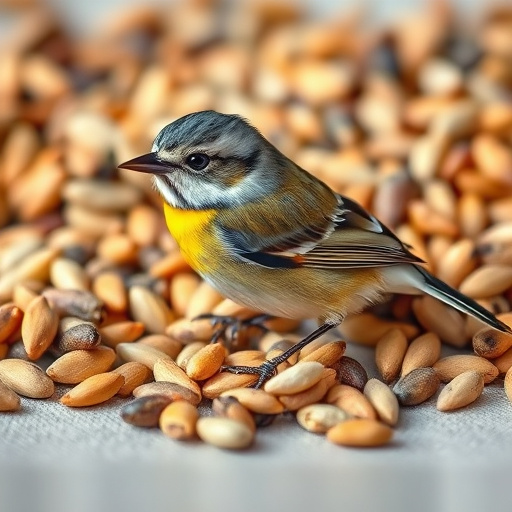 Click-and-collect bird food website banner