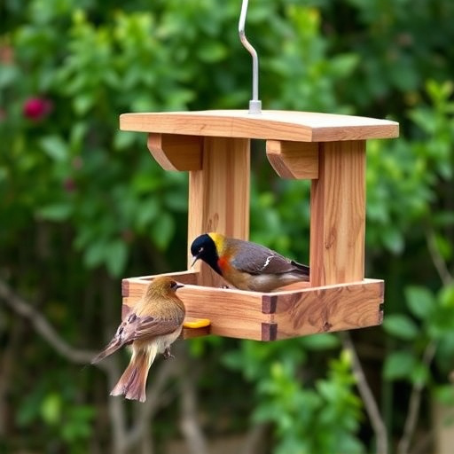 Close-up of birds at window feeder