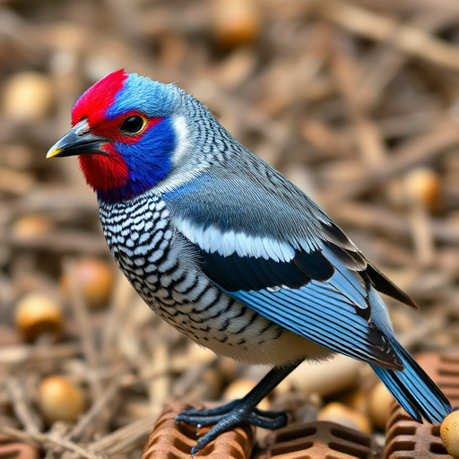 Close-up of no-mess bird seed mix
