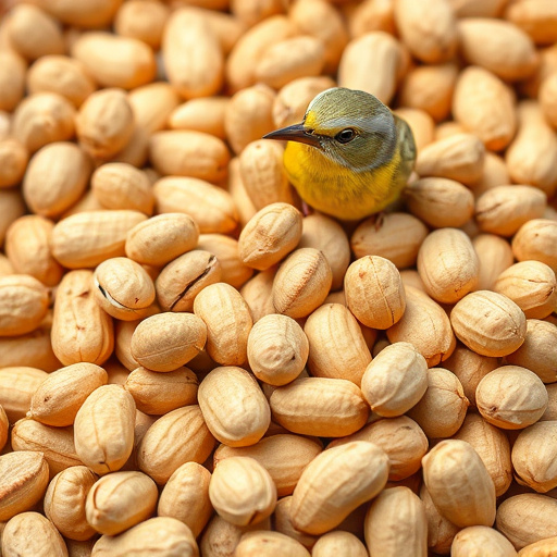 Close-up of peanuts for garden birds
