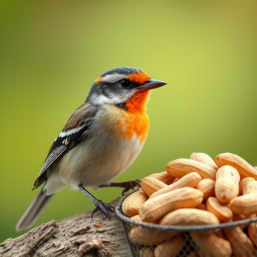 Close-up of peanuts for garden birds