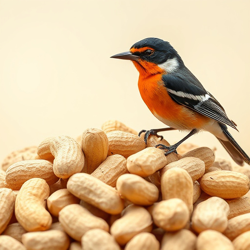 Close-up of peanuts for garden birds