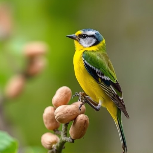 Close-up of peanuts for garden birds