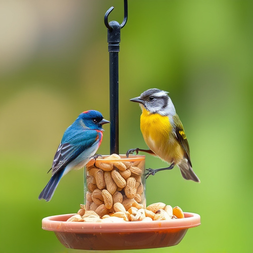 Close-up of peanuts for garden birds