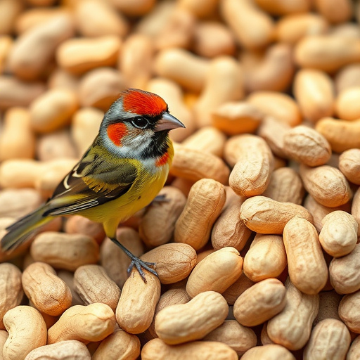 Close-up of peanuts for garden birds