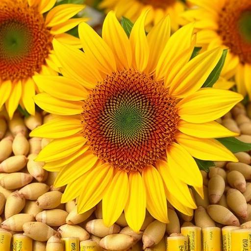 Close-up of premium sunflower hearts in bag