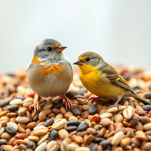 Close-up of seeds for garden birds