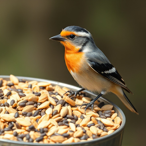 Close-up of seeds for garden birds