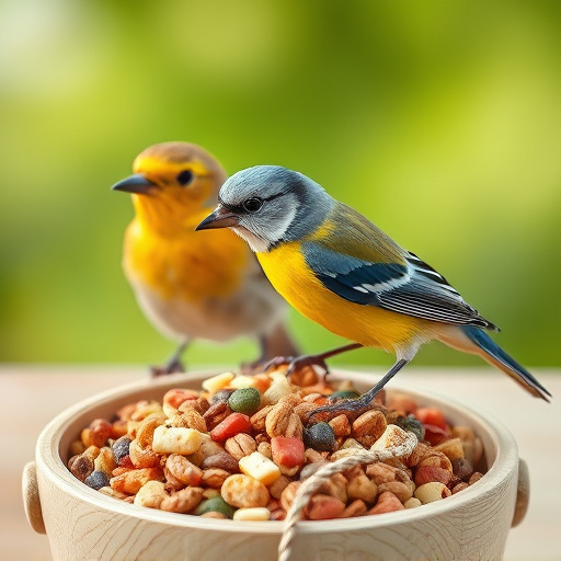 Close-up of seeds for garden birds