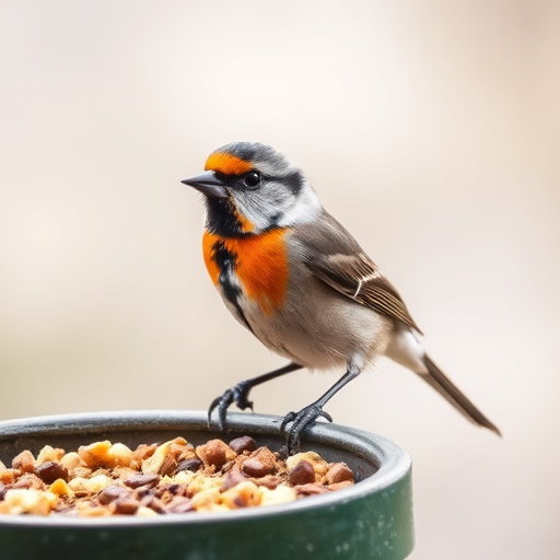 Close-up of shelled peanuts for wildlife