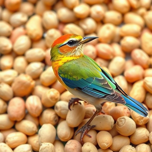 Close-up of shelled peanuts in bowl