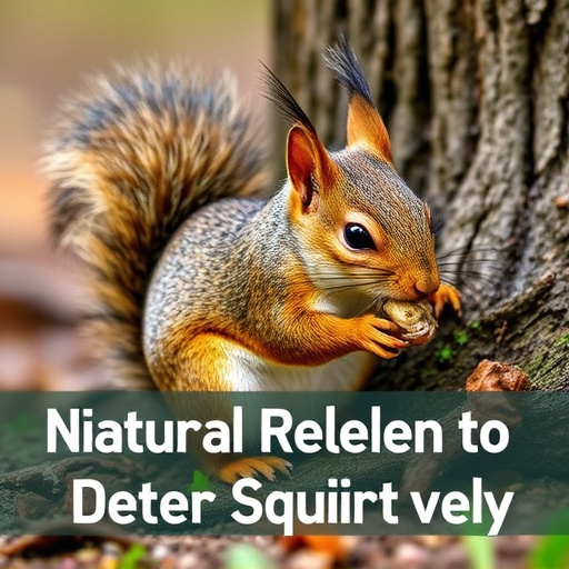 Close-up of squirrel being deterred feeder