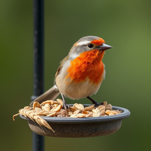 Close-up of wheat-free bird food