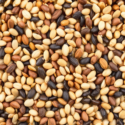 Close-up of wheat-free bird seed mix