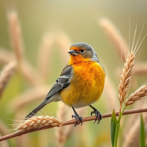 Colourful wheat-free bird seed assortment