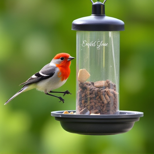 Compact feeder designed for clean feeding