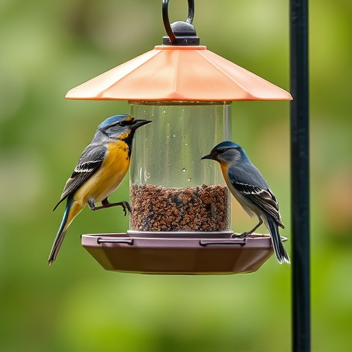 Compact feeder designed for clean feeding