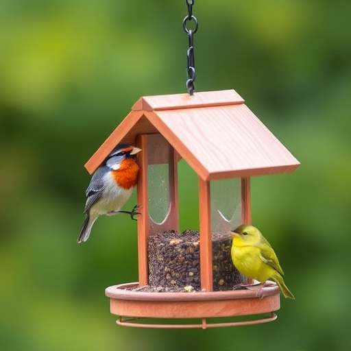 Compact feeder designed for clean feeding