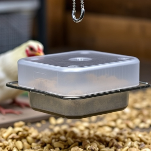 Covered bird feeder preventing seed spills