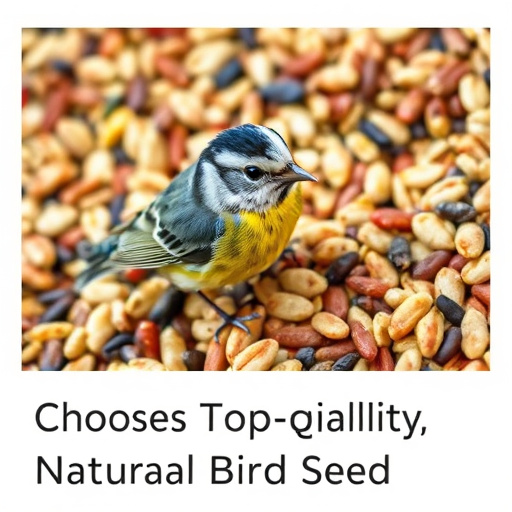 Customer holding budget bird food pack