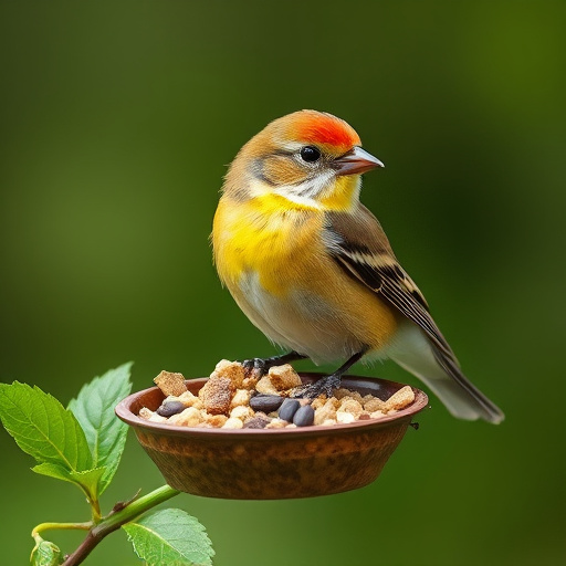 Dehydrated insects for wild birds