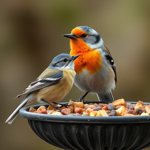 Dehydrated insects for wild birds
